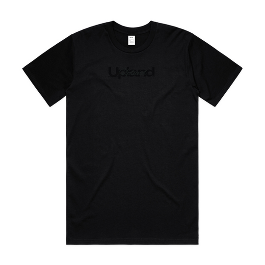 Black Embroidery Tee