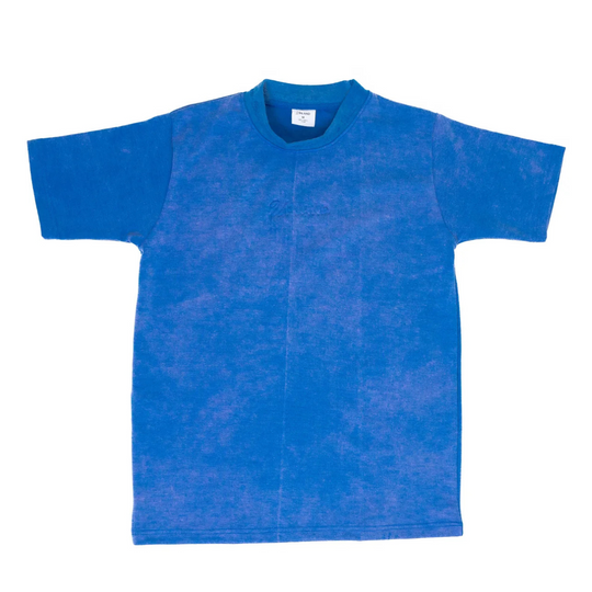 Faded Blue Embossed Tee