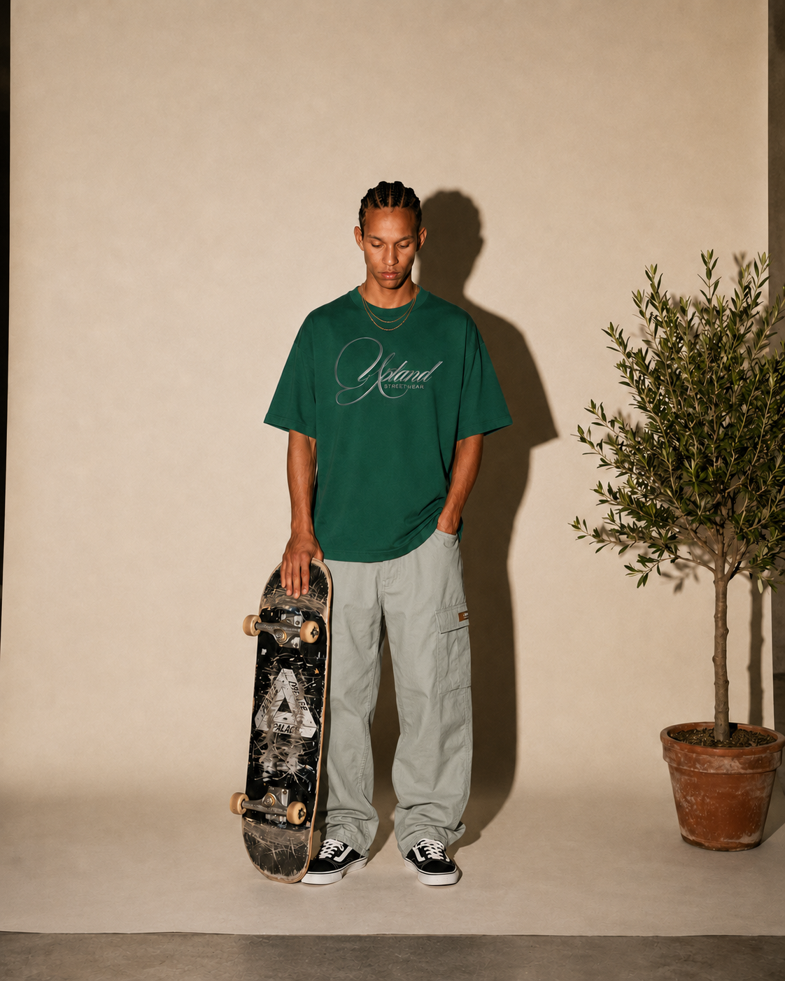 Light khaki Cargos