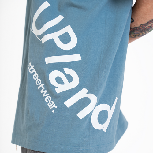 Blue Side Logo Tee