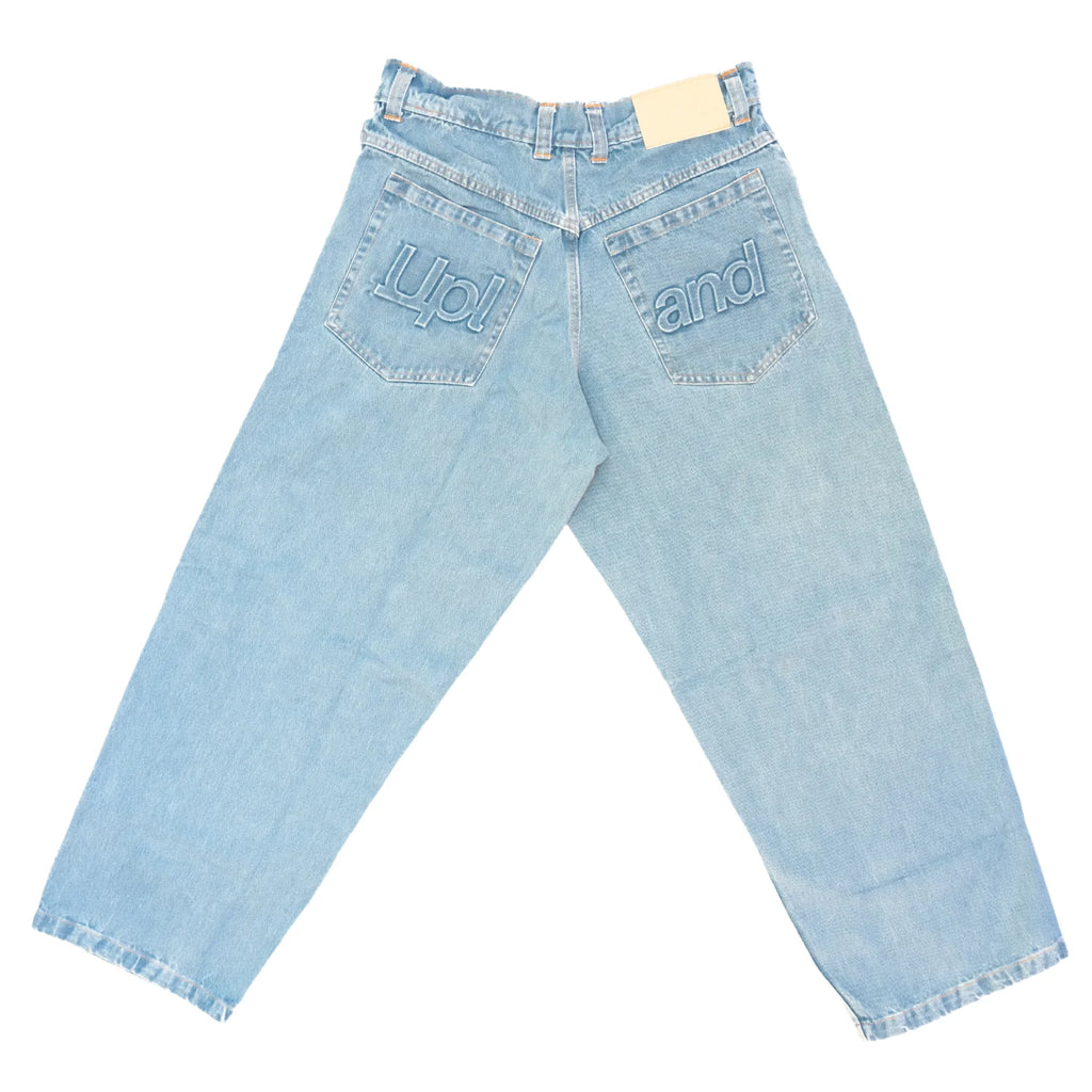 White Washed Baggy Denim – uplandstreetwear