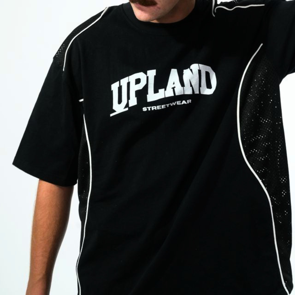 Contrast Piped Panel T-Shirt