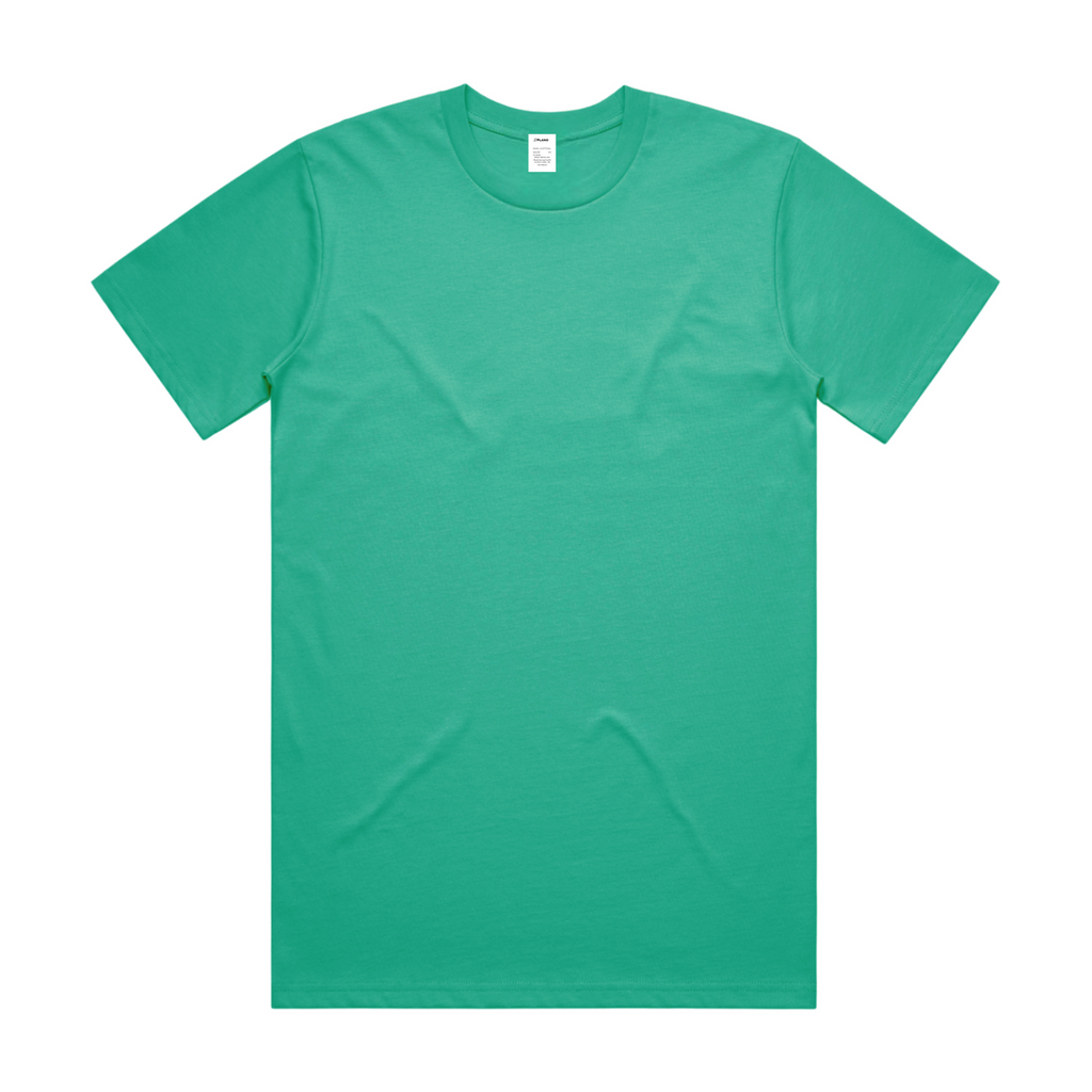 Green Rear Sleeve Logo Tee