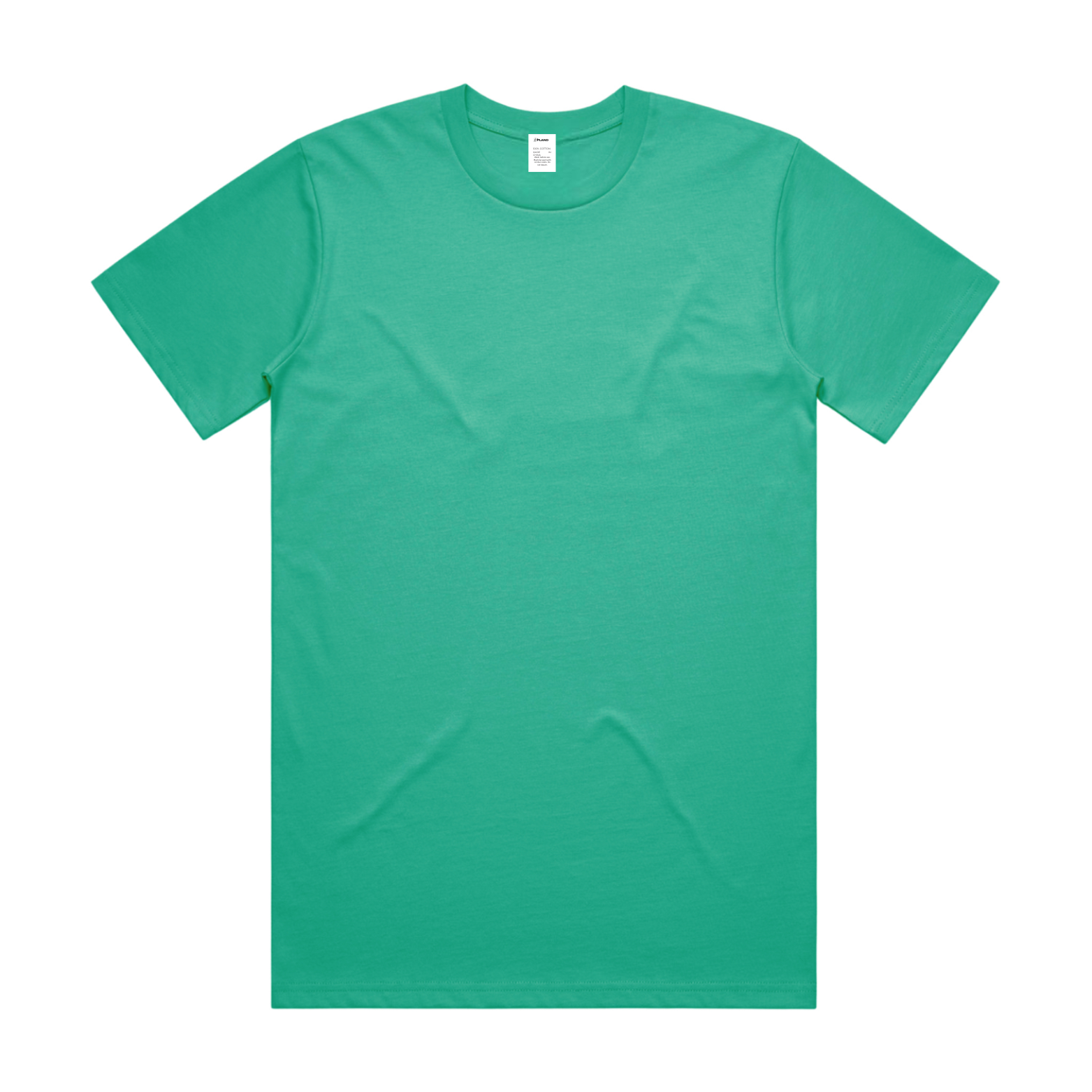 Green Rear Sleeve Logo Tee