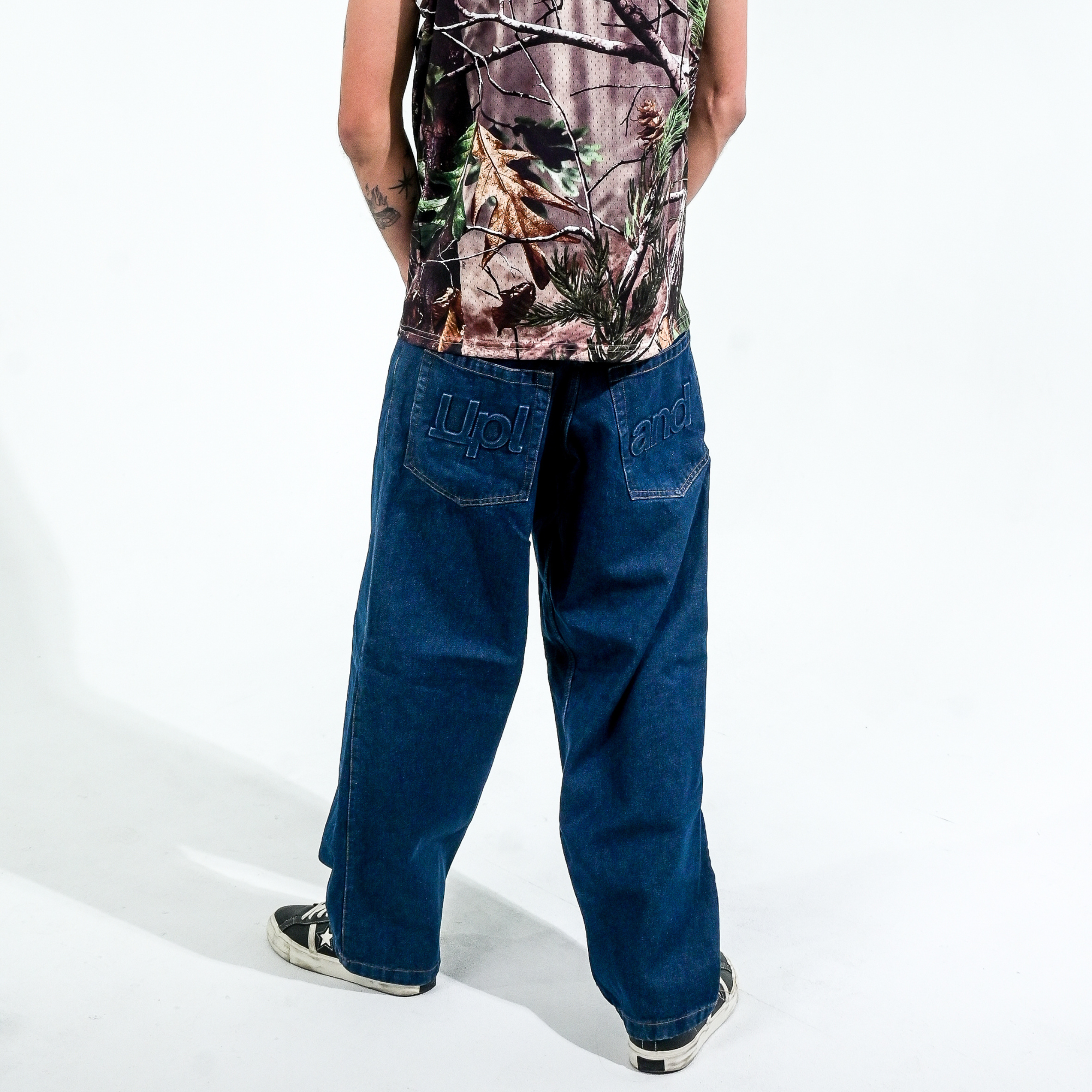 Dark Blue Baggy Denim