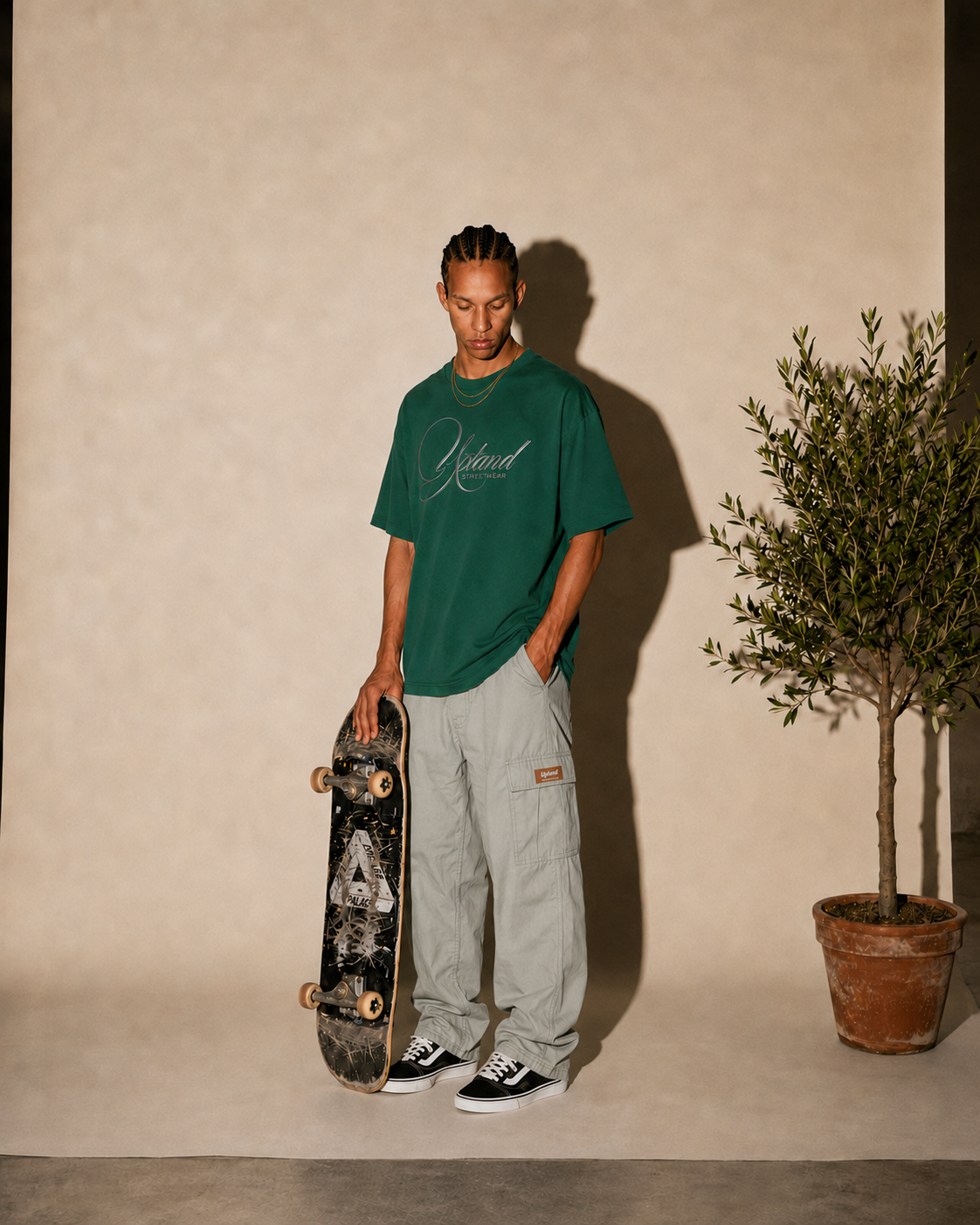 Light khaki Cargos